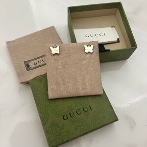 Gucci Butterfly Earrings NIB